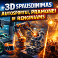 3D spausdinimas autosportui, pramonei ir renginiams
