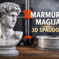Kai plastikas virsta akmeniu – Marble PLA filemantas