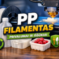 Polipropilenas (PP) 3D spaudoje – Kodėl verta rinktis maistui saugų filamentą?